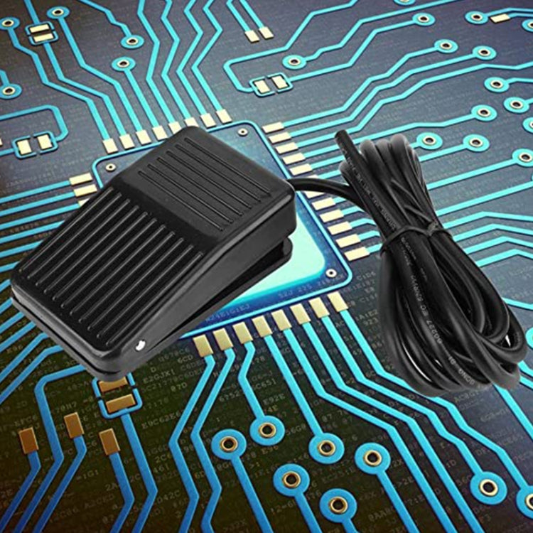 TFS-01 AC 250V 10A Anti-slip Plastic Case Foot Control Pedal Switch, Cable Length: 1m, TFS-01 TFS-01 AC 250V 10A Anti-slip Plastic Case Foot Control Pedal Switch, Cable Length: 1m, TFS-01